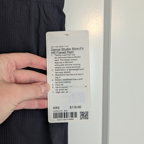 NWT Lululemon Dance Studio HR Flares sz XXS - Picture 3 of 6